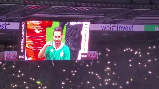Jan Delay bei Pizarros Abschiedsspiel (Werder Bremen)