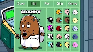 Granny in Among Us ◉ funny animation - 1000 iQ impostor