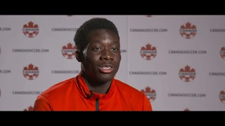 Alphonso Davies - first two international goals #CANMNT