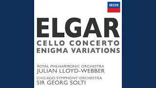 Elgar: Cello Concerto in E Minor, Op. 85 - I. Adagio - Moderato