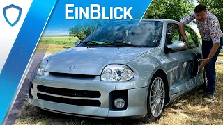 Renault Sport Clio V6 (2002) - Der KAMPFZWERG unter den Kleinwagen! [SUBS]