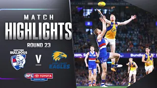 Western Bulldogs v West Coast Highlights | Round 23, 2023 | AFL