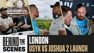 Press Tour, London: Oleksandr Usyk vs Anthony Joshua 2 (Behind The Scenes)