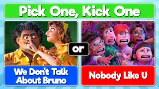 Pick One, Kick One Disney Songs edition (with MUSIC 🎶)!