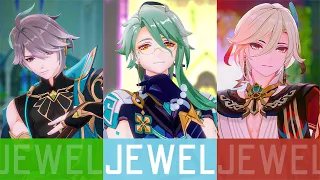 【MMD | Genshin Impact 原神】 JEWEL 「アルハイゼン · 白朮 · カーヴェ / AlHaitham · Baizhu · Kaveh」