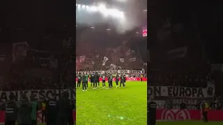 #Eintracht #Frankfurt fans celebrating there team after the #match