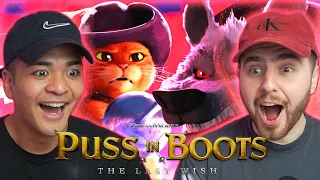 THIS IS INCREDIBLE! FIRST TIME WATCHING PUSS IN BOOTS THE LAST WISH! - Group Movie Reaction