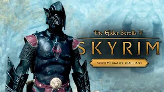 Skyrim AE - Легенда, Выживание и Лучник! 51. Тестирую Эбонитовую Кольчугу Лорда. ВОИН с 80 ХП.