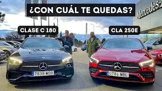 🔴¿CON CUAL TE QUEDAS? CLASE C 180 VS CLA 250 e HÍBRIDO ENCHUFABLE🔋| COMPARATIVA/REVIEW EN ESPAÑOL