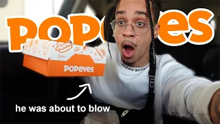 BRIT TRIES POPEYES FOR THE FIRST TIME