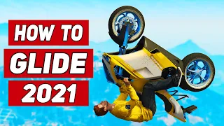 HOW TO GLIDE ON A MOTORCYCLE in GTA 5! - (GTA V Gliding Tutorial)