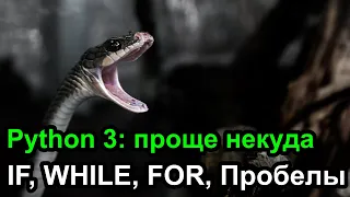 Условные операторы, циклы и пробелы - Python 3 проще некуда Часть 2