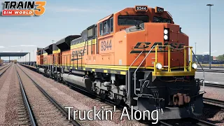 Truckin' Along - Cajon Pass - SD70ACe - Train Sim World 3