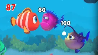 Save fish from Shark and 10 fish  / Fishdom mini game part-4