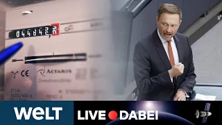 Haushaltswoche im BUNDESTAG: Debatte um Finanzminister Lindners Bundeshaushaltsplan | LIVE DABEI