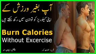 How to Burn Calories Fast at Home Without Exercise | Adab Diary | ZA