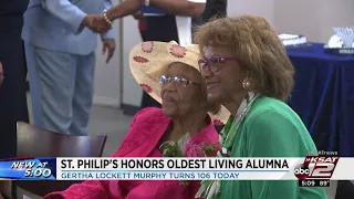 St. Philip's College oldest living almunmi honored