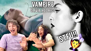 losing our MINDS over OLIVIA RODRIGO "Vampire" *REACTION* | song & music video