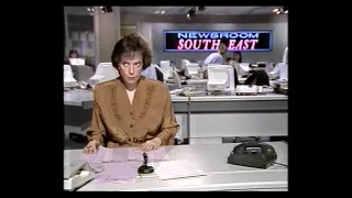 BBC2 Continuity | Newsroom South East | 2nd January 1992