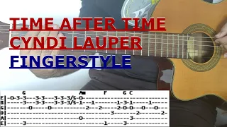 TIME AFTER TIME - CYNDI LAUPER - FINGERSTYLE