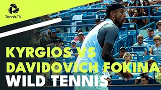 Kyrgios vs Davidovich Fokina WILD Tennis! | Cincinnati 2022 Highlights