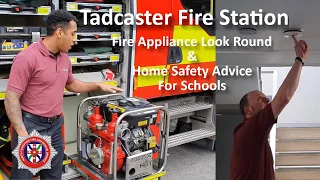 Tour of a fire engine for schools