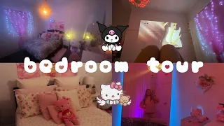 my bedroom tour 🩷 [pink, girly, 00s, hello kitty, & a bit cluttered]