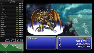 Final Fantasy 1 any% (PSX) speedrun - 2:57:22