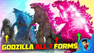 All 7 Godzilla Forms Confirmed in Godzilla x Kong The New Empire || Super Saiyan Pink Godzilla