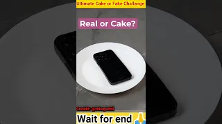 The ultimate cake or Fake challenge it is impossible to tell the difference #shorts #short #viral