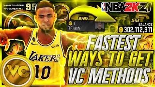 *NEW* FASTEST BEST WAYS TO EARN VC IN NBA 2K21! EASY/LEGIT METHODS TO MAKE MILLIONS OF VC IN 1 DAY!