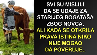 SVI SU MISLILI DA SE UDAJE ZA STARIJEG BOGATAŠA ZBOG NOVCA, ALI KADA SE OTKRILA PRAVA ISTINA NIKO..