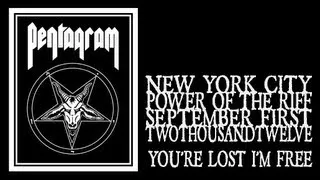 Pentagram - You're Lost I'm Free (Warsaw 2012)