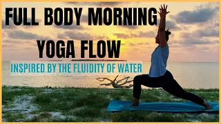 Full Body Morning Yoga Flow Inspired by Fluidity of Water | Yoga With Archana Alur | 15 Minute Yoga