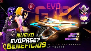 ¿COMO COMPRAR? EL NUEVO EVOPASE (EVOLUTIVO) DE FREE FIRE BENEFICIOS EVOPASE