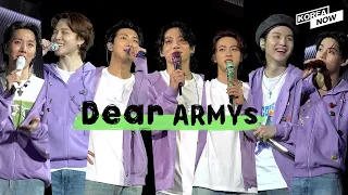 BTS delivers message to ARMYs during last scheduled concert. They knew it all along?