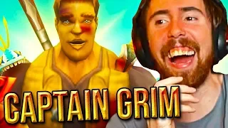 Asmongold Can't Stop Laughing At Captain Grim's Videos (Classic WoW VS BFA)