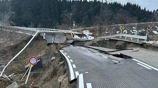 🚨 Tsunami Warnings As 7.6M Earthquake Hits Ishikawa, Japan 🇯🇵 January 1st 2024 地震後日本の石川県能登半島で津波警報