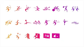 Sports Pictogram Designs for the 4th Asian Para Games