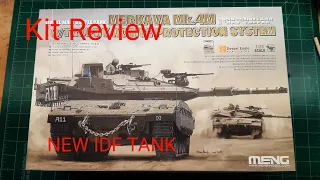 Meng 1/35 Merkava MK.4M With Trophy Active Protection System Review (Video #79)