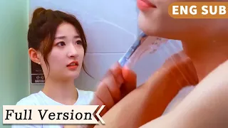 Full Version|Cleaning girl was forced into the bathroom by the blind CEO to watch him take a shower!