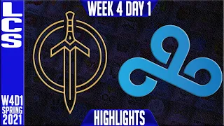 GGS vs C9 Highlights | LCS Spring 2021 W4D1 | Golden Guardians vs Cloud9