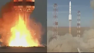 Proton-M launches EUTELSAT 5 West B & MEV-1