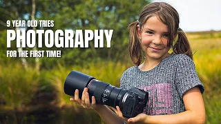 9 Year Old Tries Photography for the First Time!