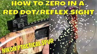 HOW TO ZERO IN A REFLEX OR RED DOT ON A SHOTGUN