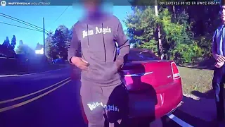Michigan State Police release video of officer getting dragged by speeding car in Jackson County