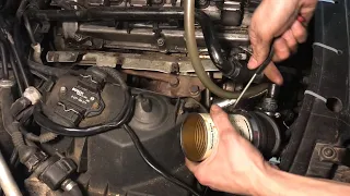 turbo boost LEAK test on of 1.8 T volkswagen / audi