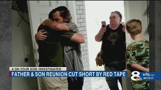 Tearful reunion