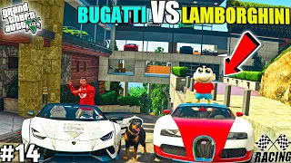 GTA 5 : Franklin Bugatti vs Lamborghini With Shinchan & Chop in GTA 5 ! (GTA 5 mods)