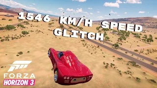 1546 Speed Record Glitch | FASTEST TOP SPEED? | Forza Horizon 3